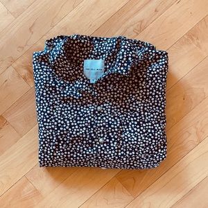 Idle Man Floral Print Casual Button Down Shirt